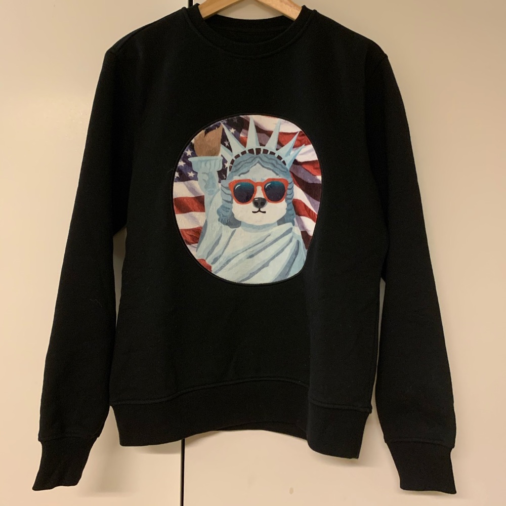 Unisex Status of Liberty Black Sweatshirts